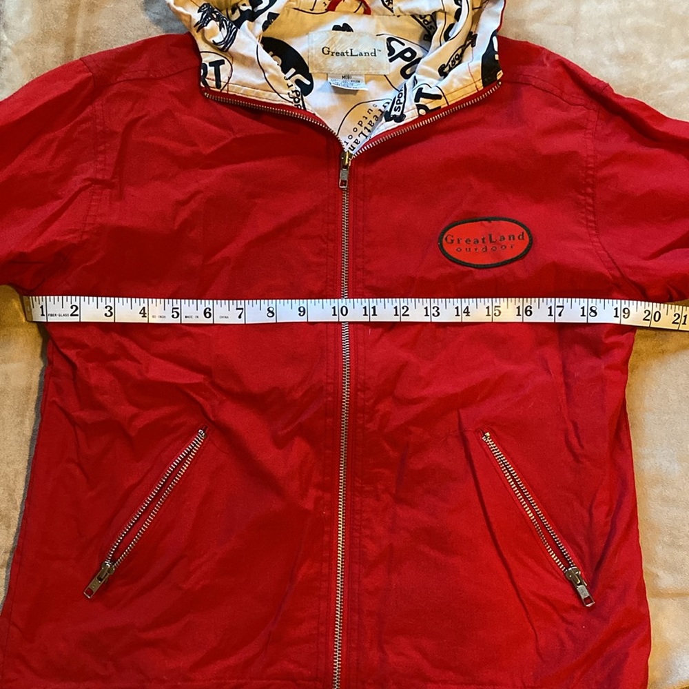 Great Land Outdoor rain jacket. Size 8 - Picture 8 of 9